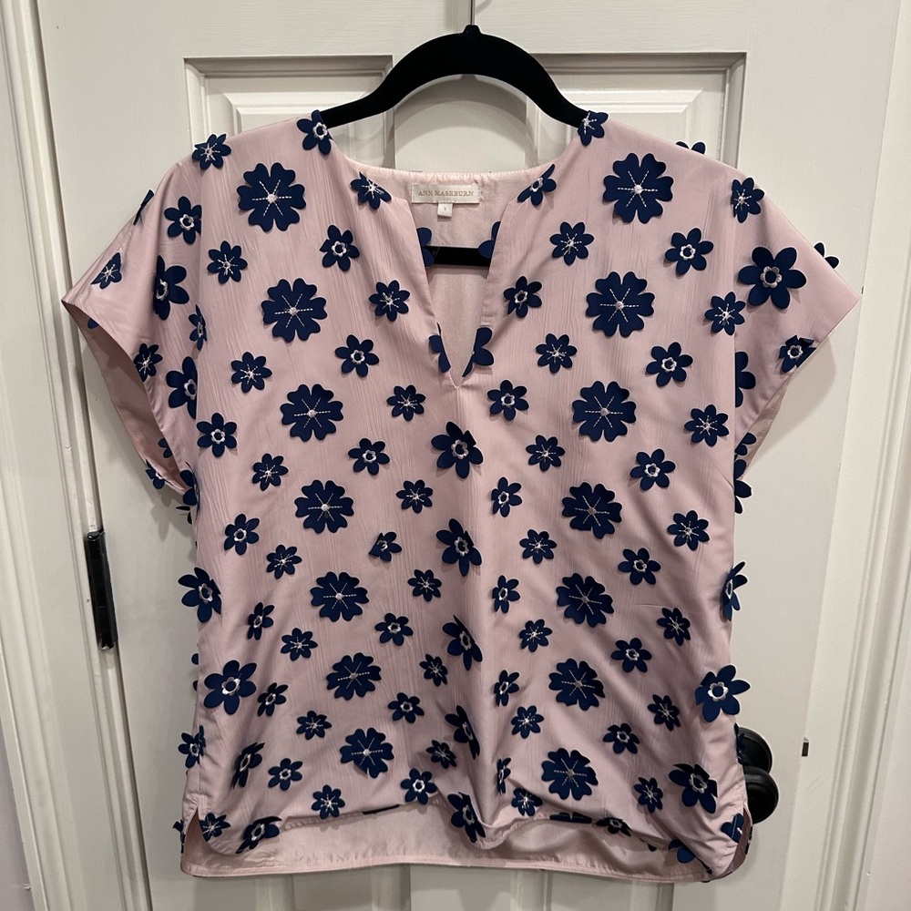 And Mashburn silk blouse